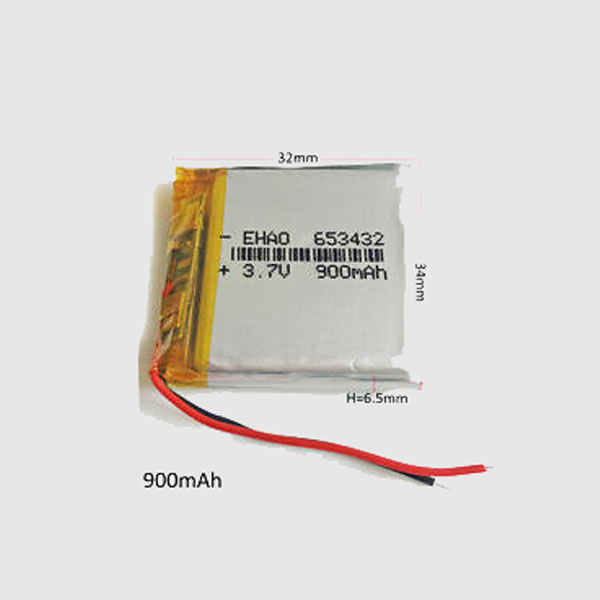 باتری لیتیوم پلیمر 3.7V با توان 950 میلی آمپر