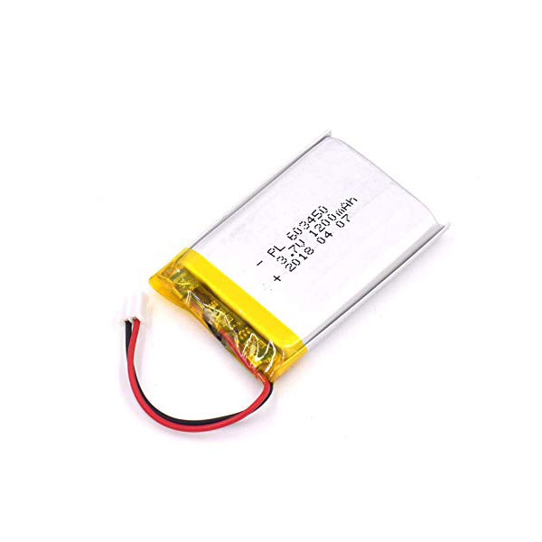 باتری لیتیوم پلیمر 3.7V با توان 1200 میلی آمپر